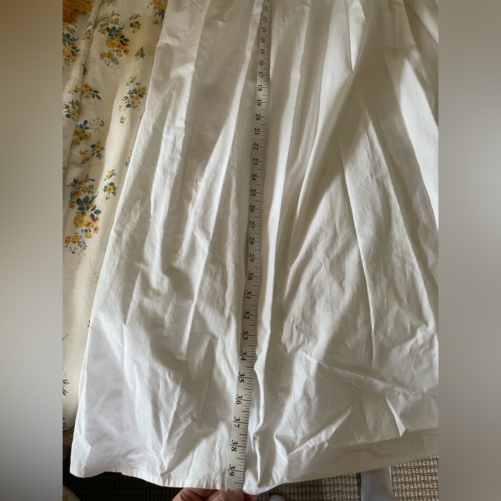 Vintage White Maxi Prairie Dress, size L - Picture 6 of 6